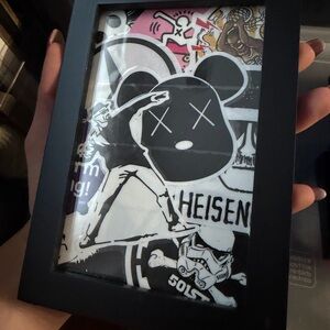 Black Framed Sticker Art